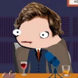 Tooker Kurlson late at night with wine and whiskey