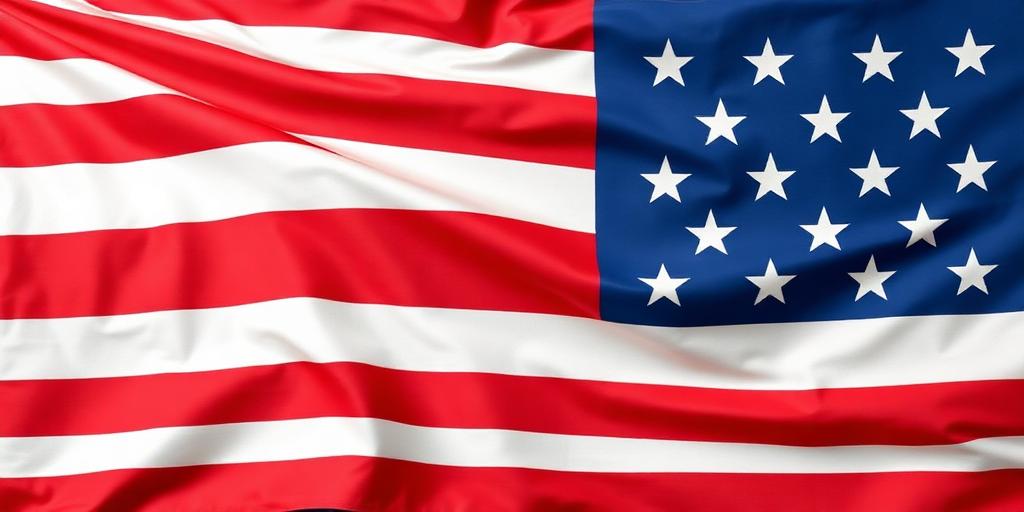 American flag banner